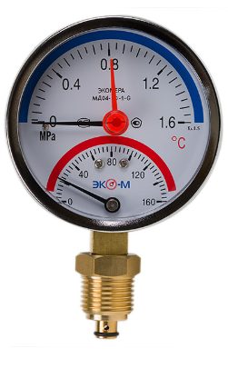 Термоманометр Экомера МД04-63-G-1,6МПА-120-РИ