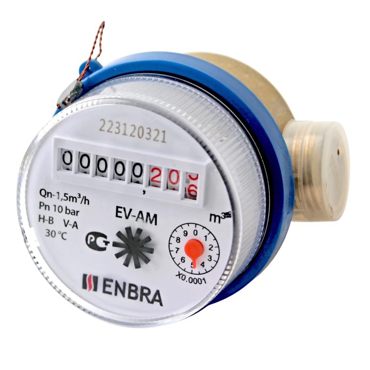 Счётчик учёта холодной воды Enbra EV-AM L80 D15 B