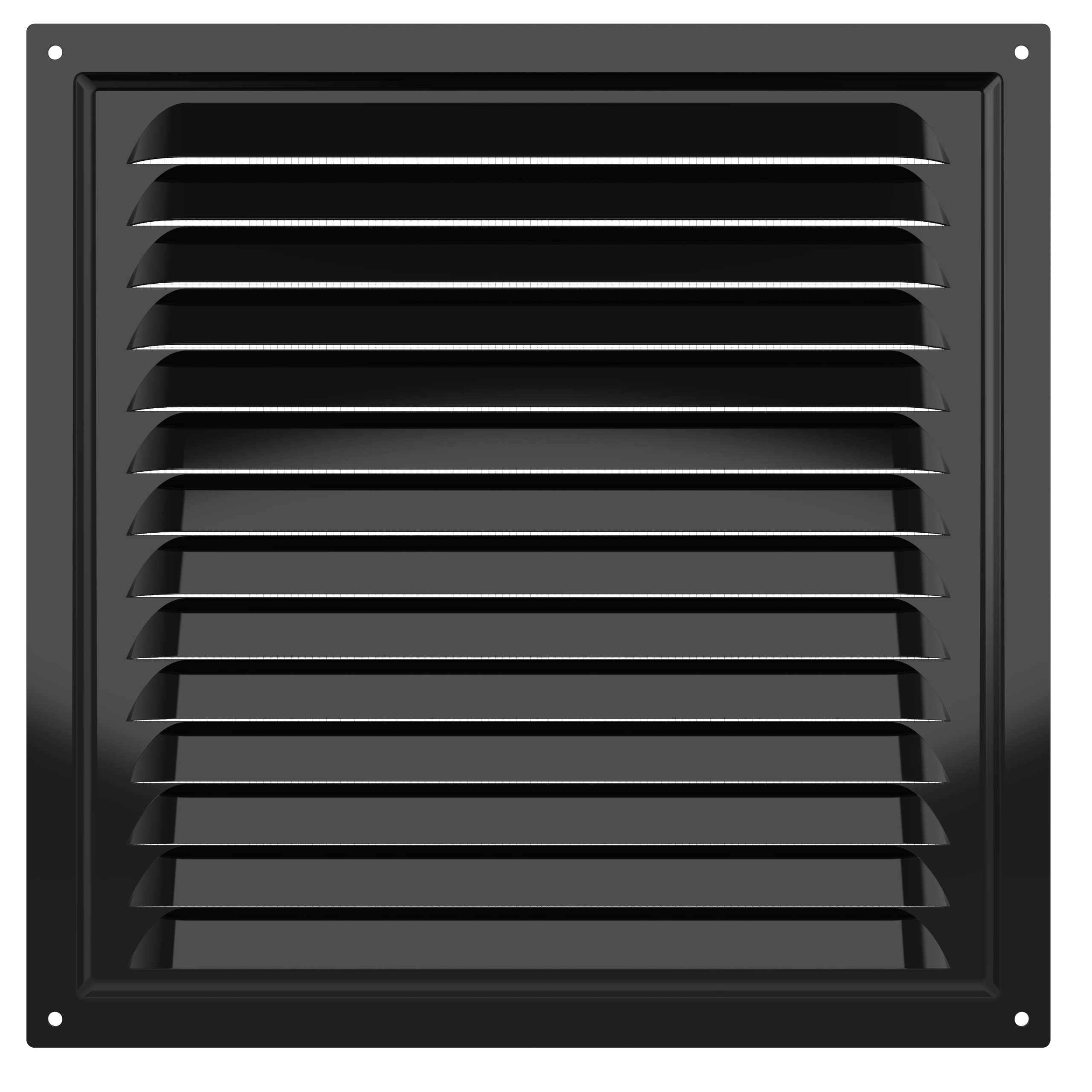Решетка 2525МЭ, металл, чёрная ERA 2525МЭ BLACK