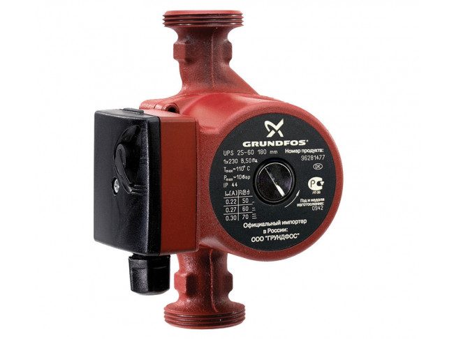 Насос UPS25-60 130 1x230V 50Hz Grundfos 96281476