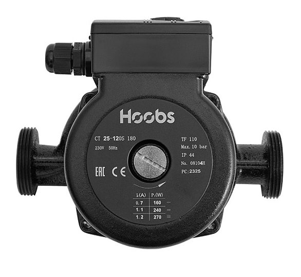 Насос циркуляционный CT 25-120S 180мм Hoobs 08104H