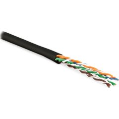 Кабель Hyperline UUTP4-C5E-P24-IN-LSZH-BK-305