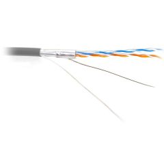 Кабель витая Hyperline FUTP12W-C5-S24-IN-LSZH-GY
