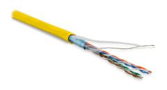 (100 м) Hyperline FUTP4-C5E-P26-IN-LSZH-YL-100