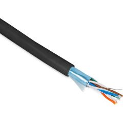 (305 м) Hyperline FUTP4-C5E-P26-IN-PVC-BK-305