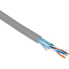 (305 м) Hyperline FUTP4-C5E-P26-IN-PVC-GY-305