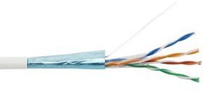 (305 м) Hyperline FUTP4-C5E-S24-IN-PVC-WH-305