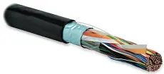 (FTP50-C3-SOL Hyperline FUTP50-C3-S24-OUT-PE-BK