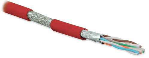 Кабель Hyperline SFTP4-C6A-S23-IN-LSZH-RD-500