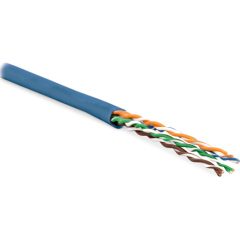 Кабель Hyperline UUTP4-C6-P24-NCR-IN-PVC-BL-100