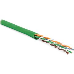 Кабель Hyperline UUTP4-C6-P24-NCR-IN-PVC-GN-100