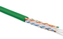 Кабель витая Hyperline UUTP4-C6-S23-IN-LSZH-GN-100