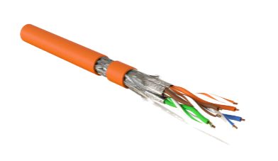 Кабель витая Hyperline SFTP4-C7-S23-IN-LSZH-OR-500