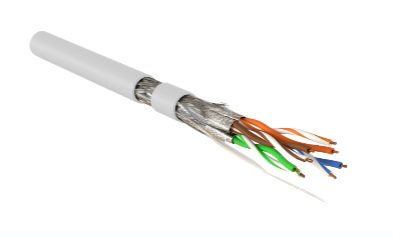 Кабель Hyperline SFTP4-C7A-S23-IN-LSZH-WH-500