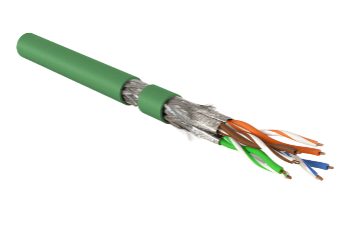 Кабель Hyperline SFTP4-C7A-S23-IN-LSZH-GN-500