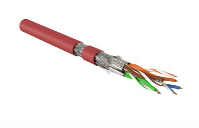 Кабель Hyperline SFTP4-C7A-S23-IN-LSZH-RD-500