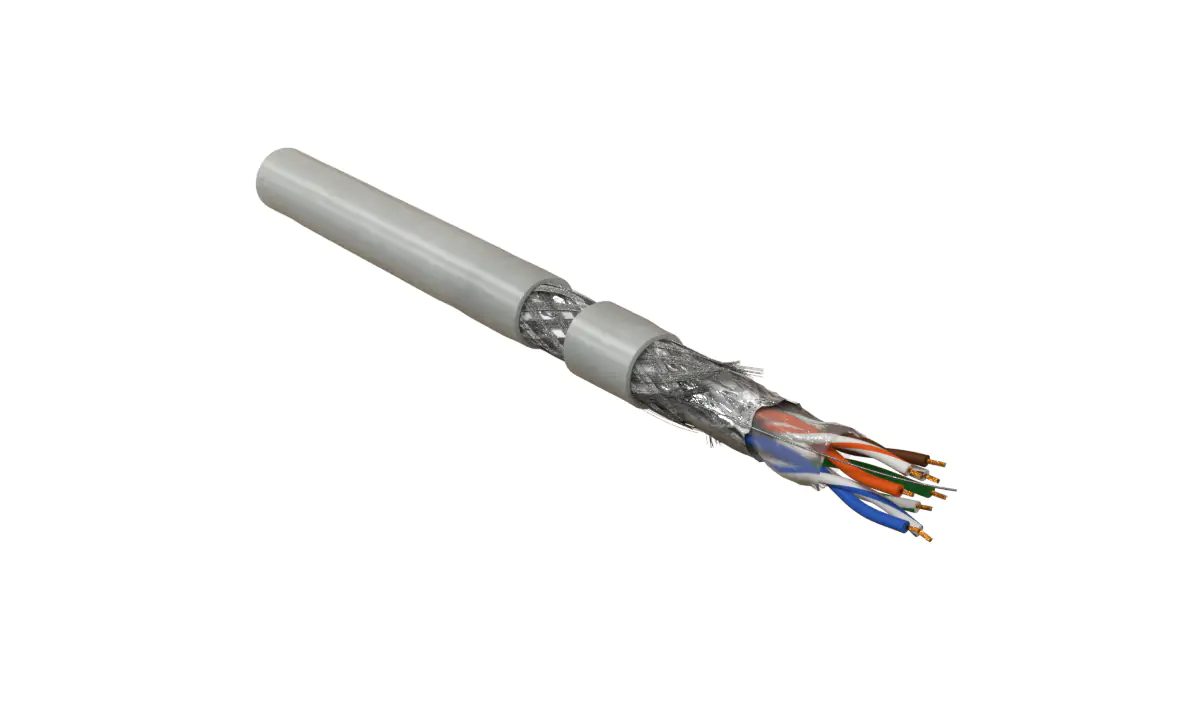 (305 м) Hyperline SFUTP4-C5E-P26-IN-LSZH-GY-305