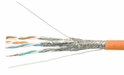 (305 м) Hyperline SFUTP4-C5E-S24-IN-LSZH-OR-305