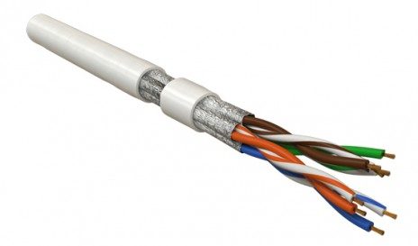 Кабель витая Hyperline UFTP4-C6-S23-IN-LSZH-WH-500