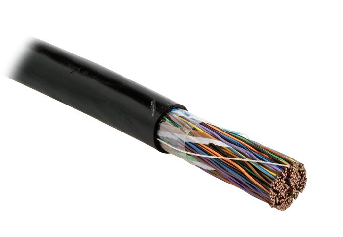 Кабель витая Hyperline UUTP50-C3-S24-OUT-PE-BK