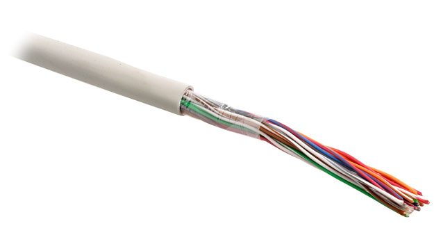 Кабель витая Hyperline UUTP10-C3-S26-IN-PVC-GY