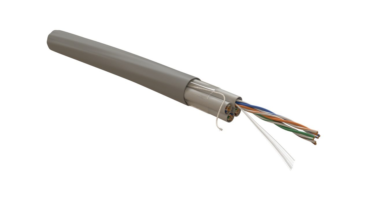 Кабель витая Hyperline UUTP16W-C5-S24-IN-LSZH-GY