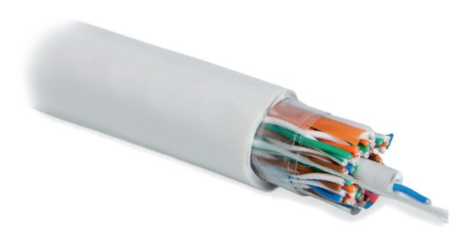 Кабель витая Hyperline UUTP25W-C5-S24-IN-LSZH-GY