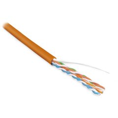 Кабель Hyperline UUTP4-C5E-S24-IN-LSZH-OR-305
