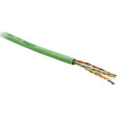 Кабель витая Hyperline UUTP4-C6-S23-IN-PVC-GN-305