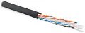 Кабель витая Hyperline UUTP4-C6-S23-IN-LSZH-BK-305