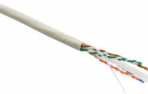 Кабель витая Hyperline UUTP4-C6-S23-IN-LSZH-GY-305