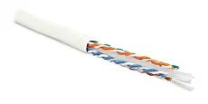 Кабель витая Hyperline UUTP4-C6-S23-IN-PVC-WH-305