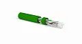 Кабель Hyperline UUTP4-C6A-S23-IN-LSZH-GN-500