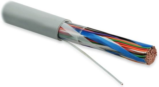 Кабель витая Hyperline UUTP50-C3-S26-IN-PVC-GY