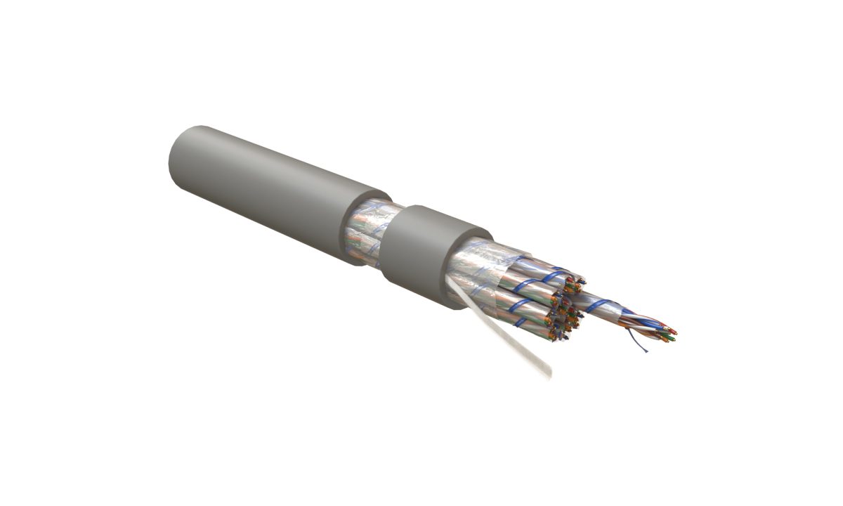 Кабель витая Hyperline UUTP50W-C5-S24-IN-LSZH-GY