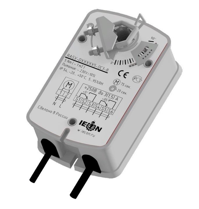 Привод с возвратной IECON RASV-DXXXXX5-OC3-B