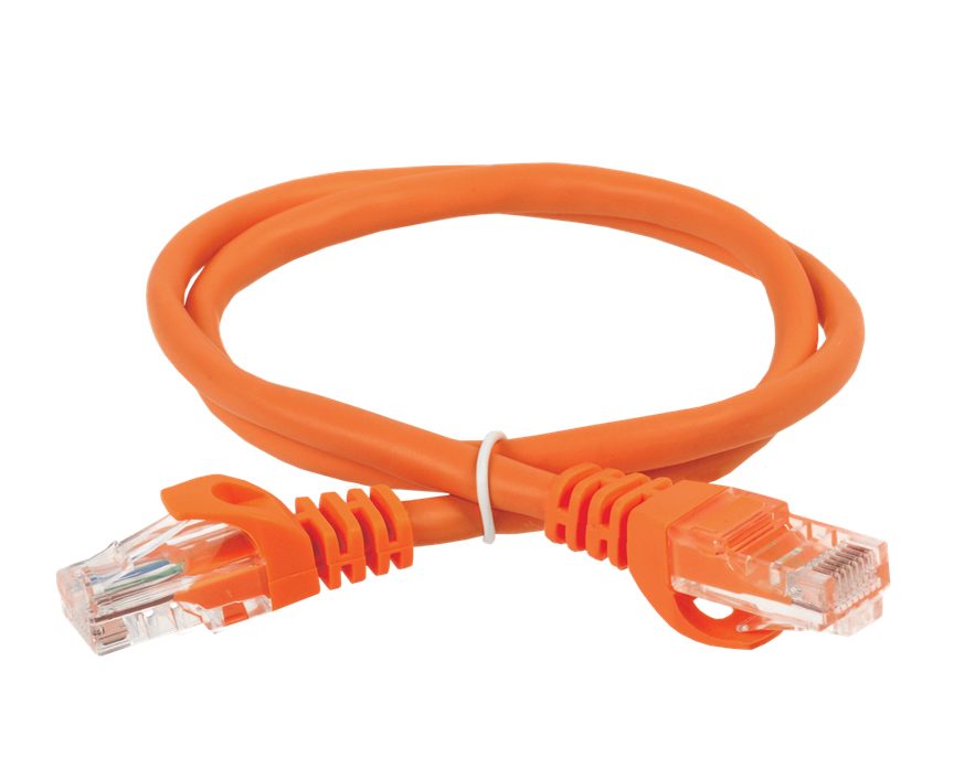 Патч-корд категория 5е UTP 1 метр IEK PC07-C5EU-1M