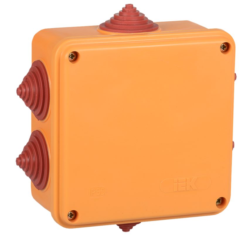 Коробка распаячная IEK UKF30-100-100-050-4-6-09