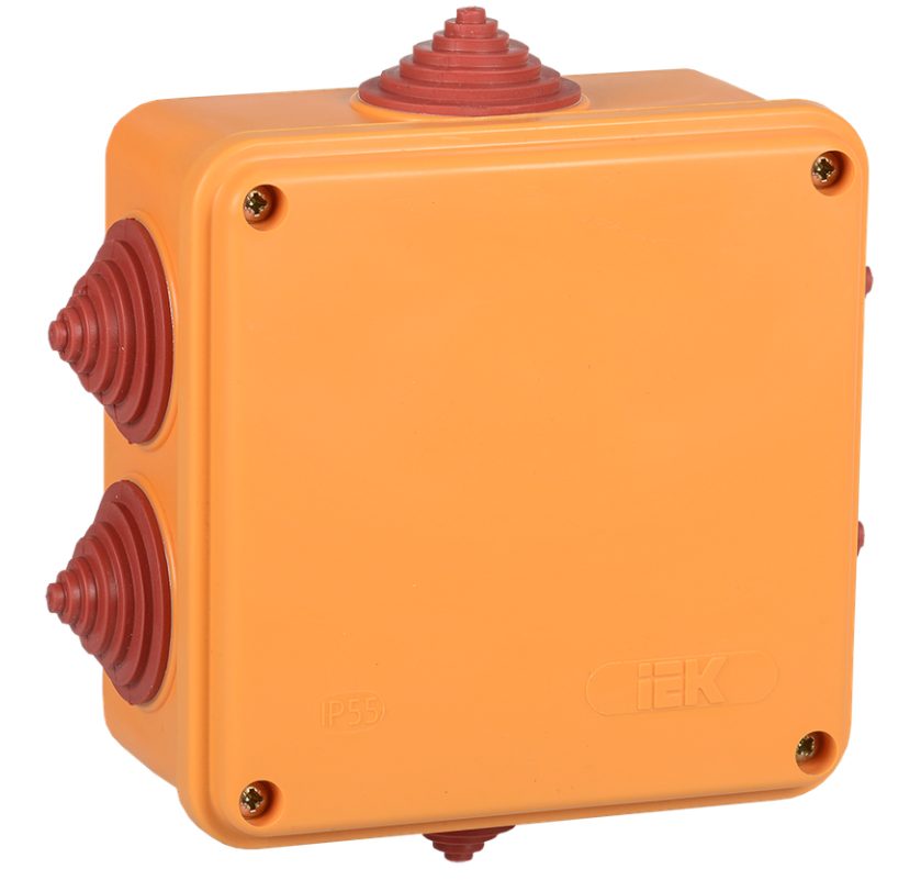 Коробка распаячная IEK UKF30-100-100-050-6-4-09
