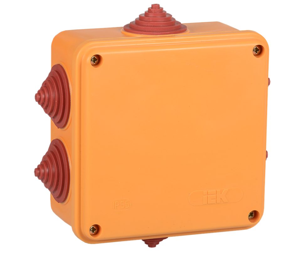 Коробка распаячная IEK UKF30-100-100-050-6-6-09