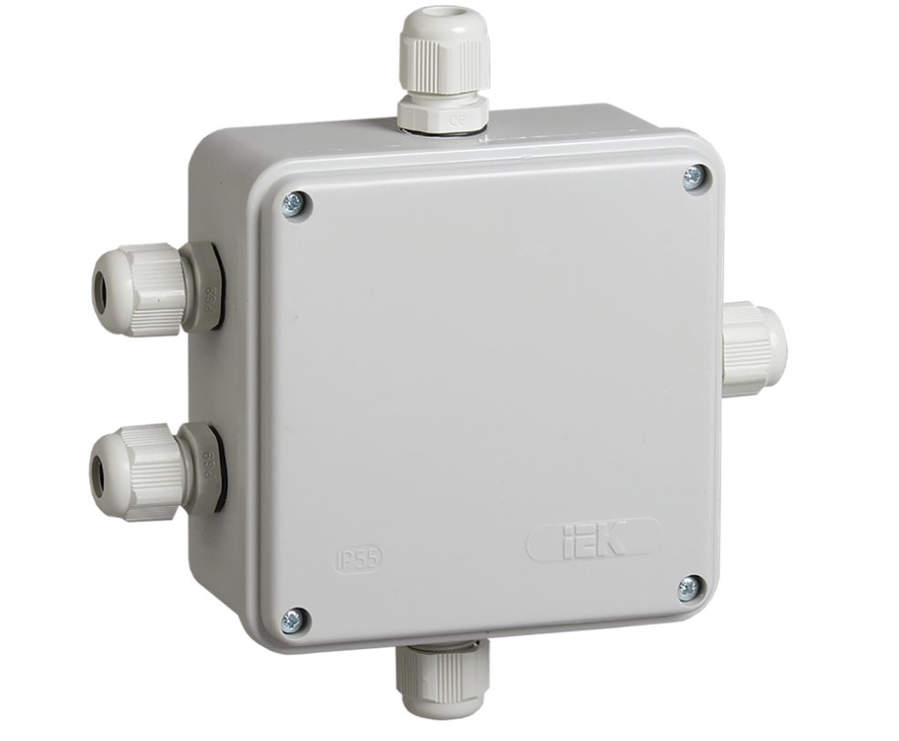Коробка распаячная IEK UKO10-100-100-050-K51-55