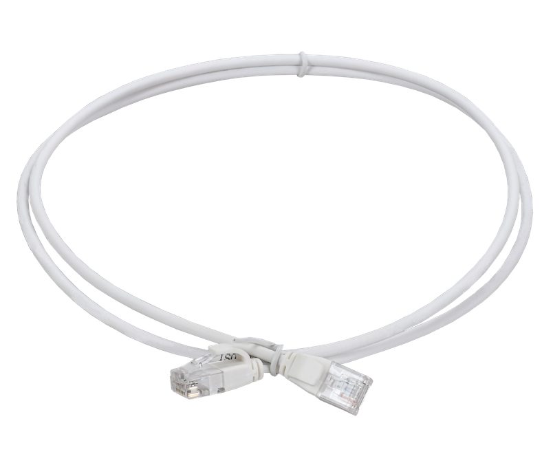 Коммутационный шнур кат.5E ITK PC08-C5EUL-1M-SL-WT