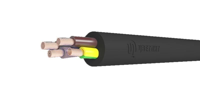 Кабель(провод) КГ-ХЛ 4х4 КГ-ХЛ 4Х4 (N)-220/380-3