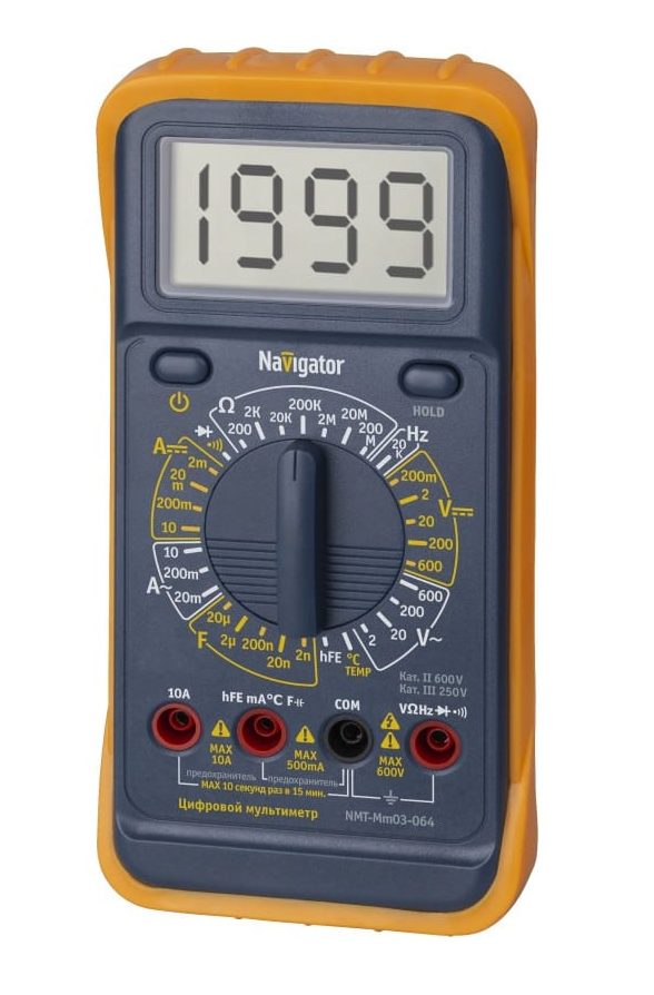 Мультиметр цифровой NMT-Mm03-064 Navigator 82433