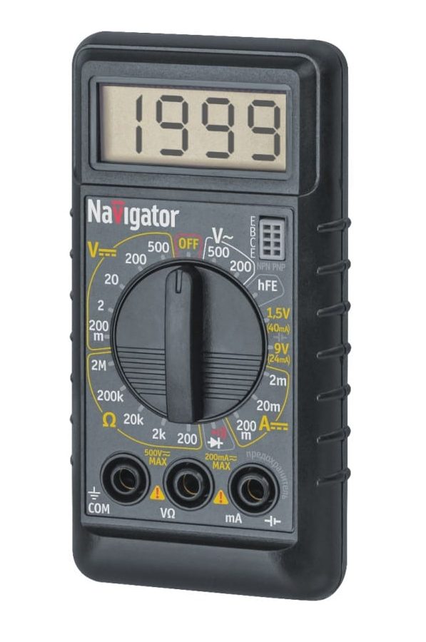 Мультиметр цифровой NMT-Mm04-182 Navigator 82434