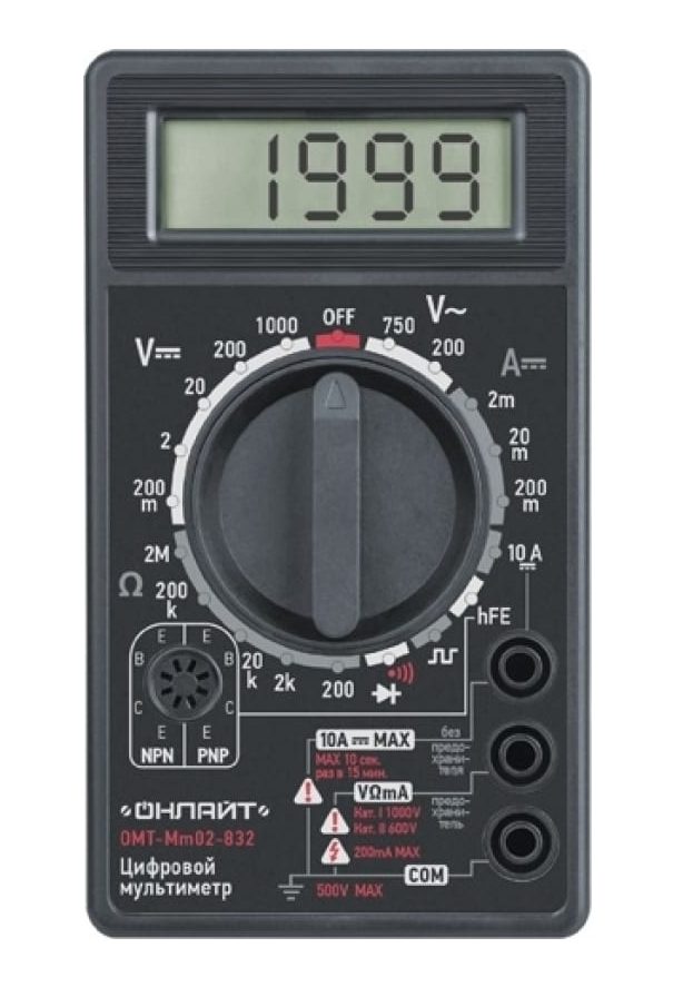 Мультиметр OMT-Mm03-UT33D (UT33D+) Navigator 90231