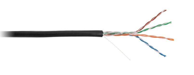 Кабель EC-UU 004-5E-PE-BK NETLAN EC-UU004-5E-PE-BK