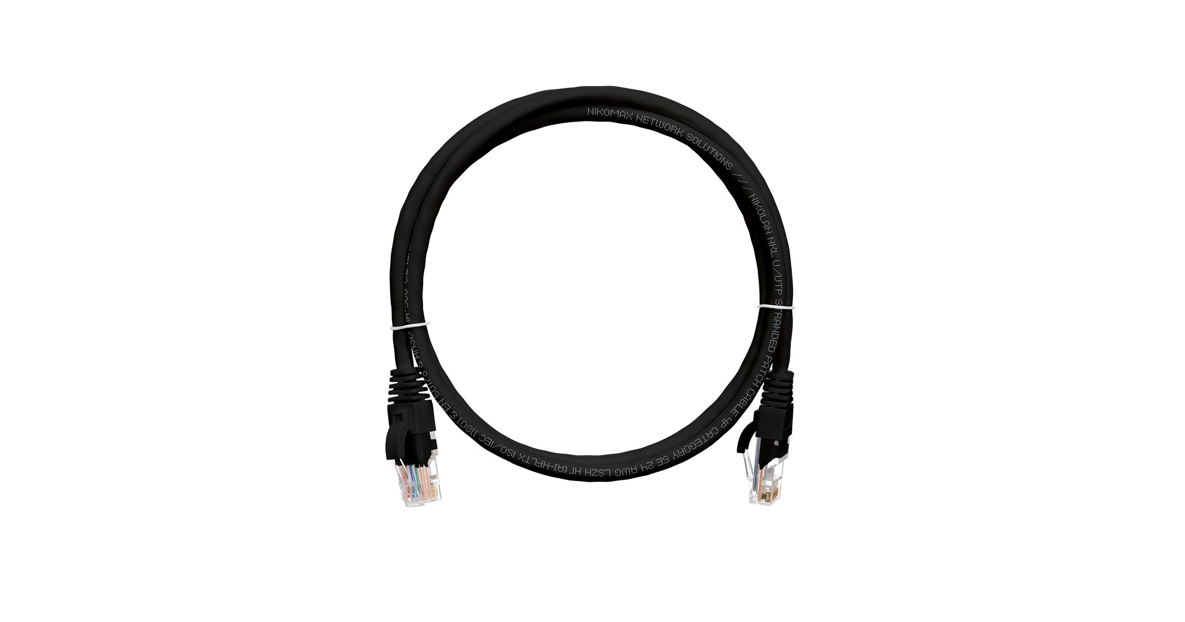 Коммутационный шнур NIKOMAX NMC-PC4UD55B-010-C-BK