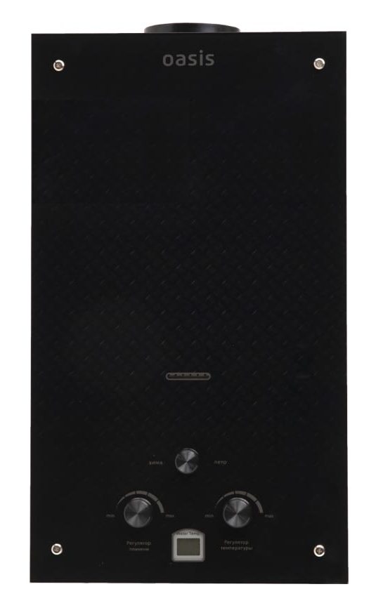 Водонагреватель газовый 20 КG 10л/мин черная Oasis