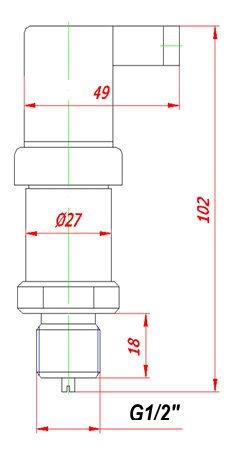 Фото Преобразователь давления Пульсар ПДТВХ-1-02 0-1,0МПа 1/2" 1